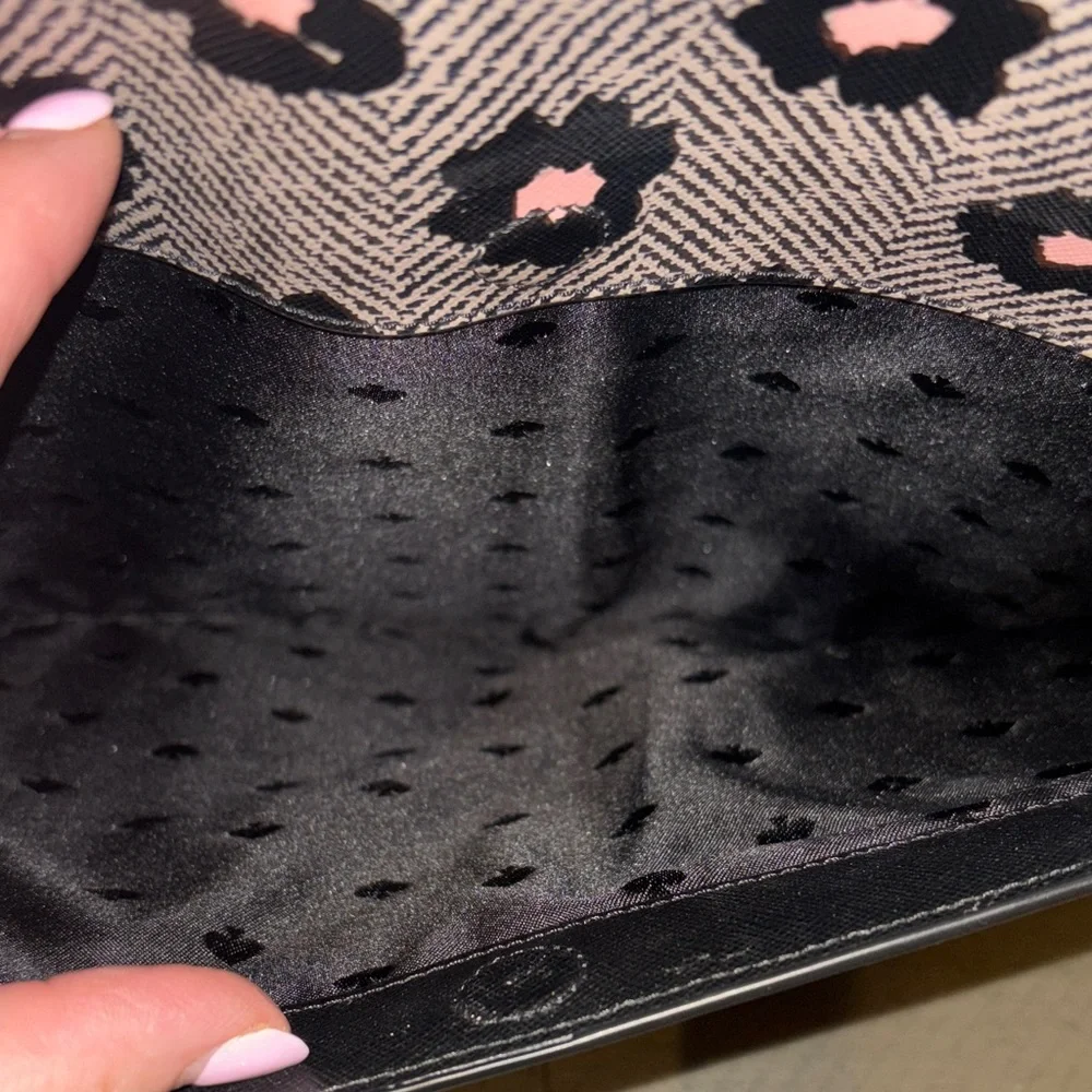 kate spade Black and Pink Floral Laptop Sleeve